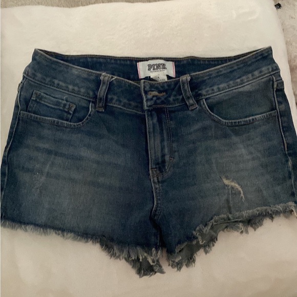 Victoria’s Secret pink denim shorts - Picture 1 of 5